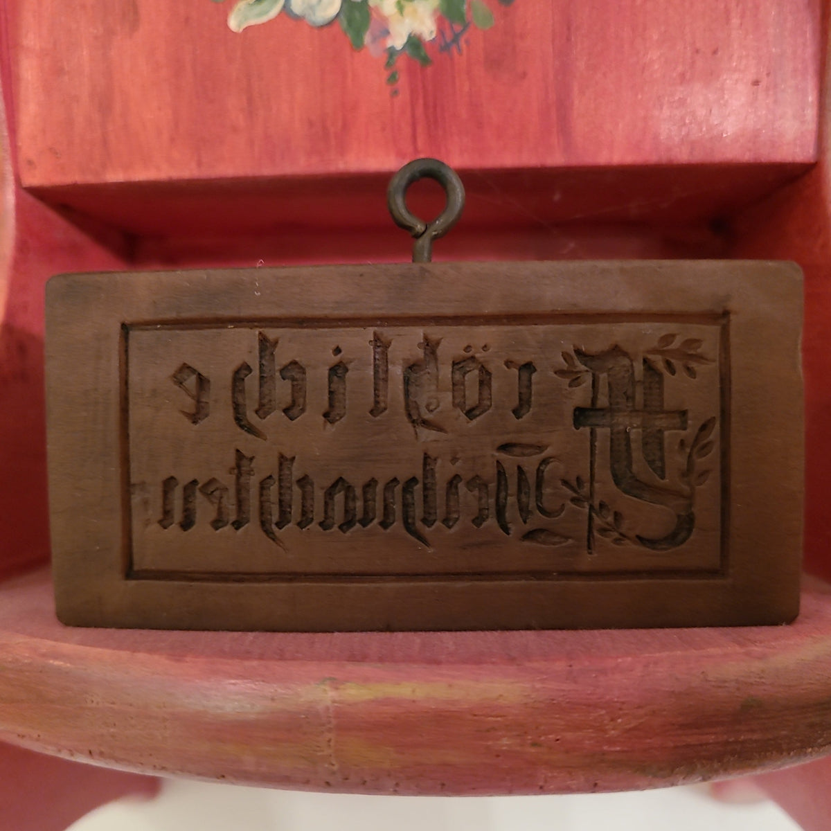 Frohliche Weihnachten Springerle Cookie Mold Springerle Emporium