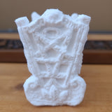 Baby in Elaborate Cradle 3-D Mold