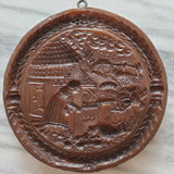 tending spring chicks springerle cookie mold