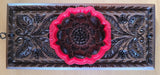 house on the hill center flower springerle cookie mold cutter tapestry
