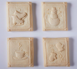 Snow Frolic Springerle Cookie Mold