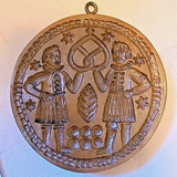 baker's guild bread springerle cookie mold pretzel germany