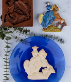 equestrian horse rider springerle cookie mold