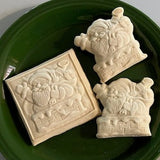 santa chimney springerle cookie cutter set claus