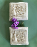 house on the hill springerle cookie mold