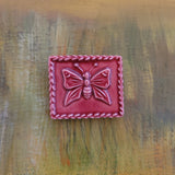 butterfly springerle cookie mold jewelry pin