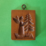 Angel Decorating Christmas Tree Springerle Cookie Mold