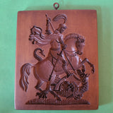 st saint george dragon springerle cookie mold