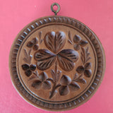 house on the hill shamrock wreath springerle cookie mold