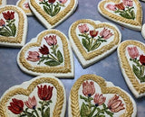 m7920 tulip heart house on the hill springerle cookie mold