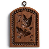 two turtle doves springerle cookie mold
