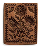 williamsburg floral springerle cookie mold house on the hill