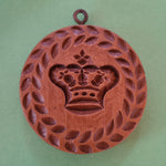 small crown springerle cookie mold