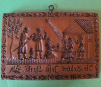 Nativity with German Script Springerle Cookie Mold