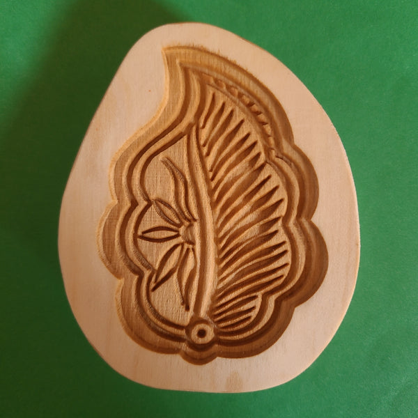 leaf springerle cookie mold