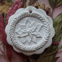 poinsettia springerle cookie mold