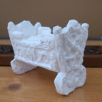 paper cast 3d baby cradle