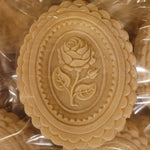 springerle rose in oval cookie mold  2222 house on the hill