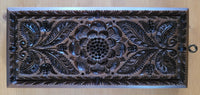 renaissance rectangle floral tapestry springerle cookie mold