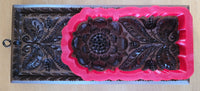 tapestry rectangle floral renaissance springerle cookie mold cutter
