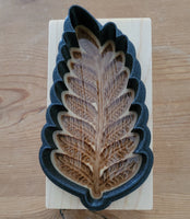 fern springerle cookie mold cutter