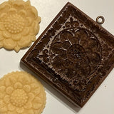 renaissance square springerle cookie mold