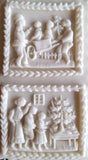 Choosing the Tree/Oh Christmas Tree Two Image Springerle Cookie Mold