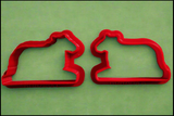 Double Lambs Cookie Mold WITH Matching Cutters