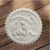 NEW 2026 RELEASE! Small Nativity WIth Star Springerle Cookie Mold