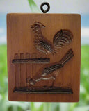 Barnyard Hen Rooster springerle cookie mold