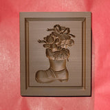 NEW FOR 2026! Christmas Boot Springerle Cookie Mold
