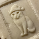Santa ClaWs Cat hat springerle cookie mold