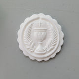 chalice Christ palm branches springerle cookie mold