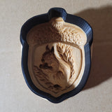 cookie cutter acorn squirrel cookie mold