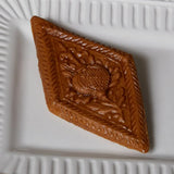 folkloric gingergread diamond cookie mold