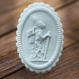 easter bunny walking stick basket springerle cookie mold