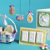 Easter crafts paper cast cotton linter springerle cookie molds