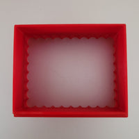 flip two sided cookie cutter rectangle fluted smooth