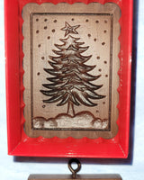 flip cutter rectangle springerle cookie mold frosted tree