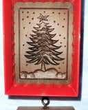 flip cutter rectangle springerle cookie mold frosted tree