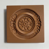 flower leaves scrollwork border springerle cookie mold