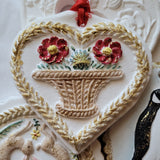 heart flowers basket springerle cookie mold delight modeling compound