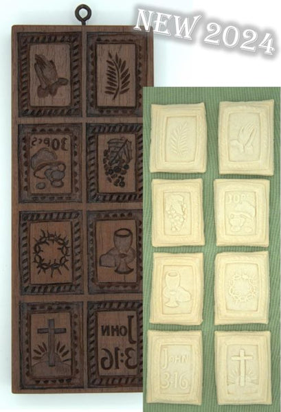 NEW FOR 2024! Holy Week Multi-Image Springerle Cookie Mold