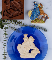 equestrian horse rider springerle cookie mold