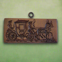 royal colonial carriage springerle cookie mold
