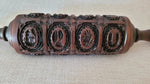 rustic rolling pin springerle cookie