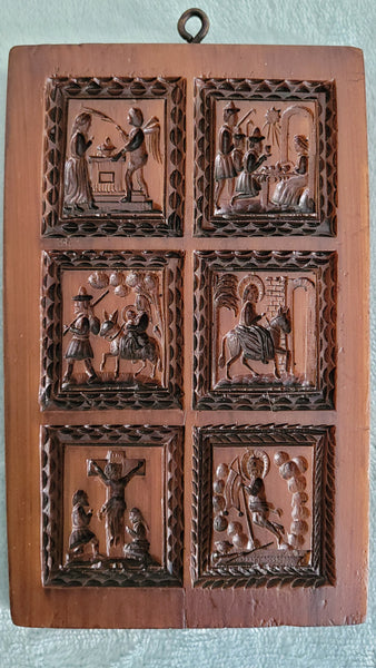 life of jesus christ springerle cookie mold