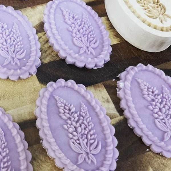 lupines springerle cookie mold