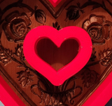 New for 2025! Cookie Cutter Set: Fluted & Smooth Edge Flip Plus Center Cutout for Small Quilted Heart