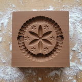 miniature anise anis star springerle cookie mold